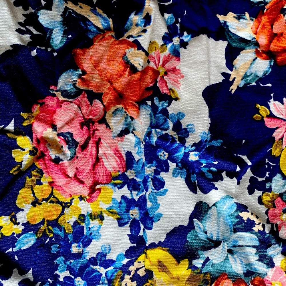 Fitted floral dress